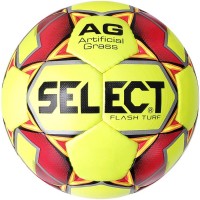 М’яч футбольний SELECT Flash Turf (IMS) (013) жовто/червоний, 4