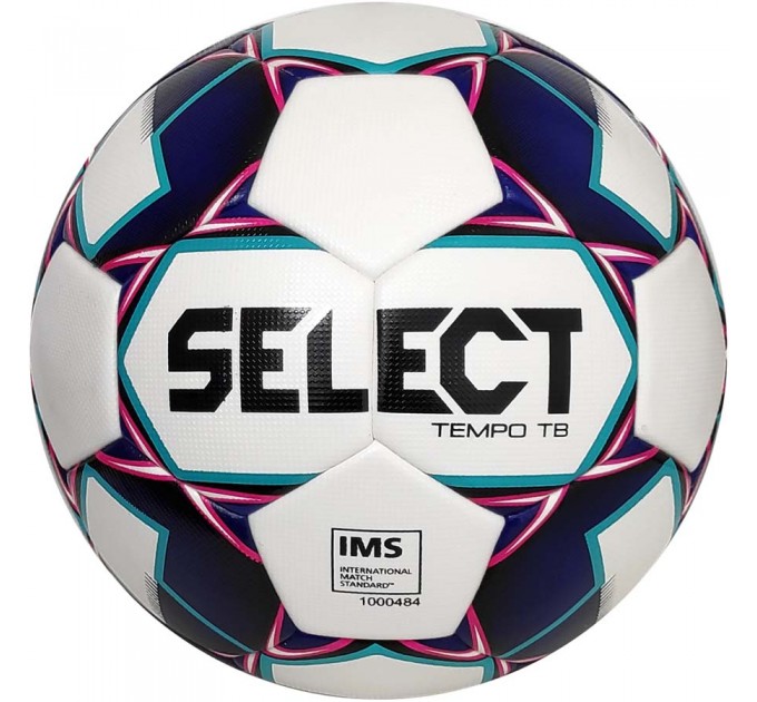 М’яч футбольний SELECT Tempo TB (IMS) (012) біл/фіолетовий, 5