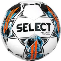 М'яч футбольний SELECT Brillant Replica v22 (878) біло/сірий, 5