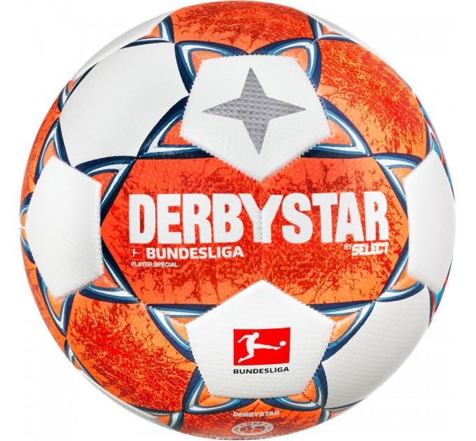 М’яч футбольний SELECT DERBYSTAR Bundesliga Brillant Mini (225) біло/син/помар