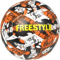 М'яч для футбольного фристайлу Monta FreeStyler v22 (010) біл/помар, 4,5