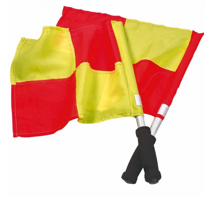 Прапорці арбітра SELECT Lineman's flag amateur (213) червон/жовтий