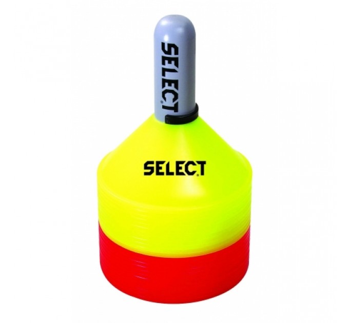 Набір маркерів SELECT Marker set (12 yellow, 12 red and plastic holder) (231) жовт/черв, 7 см