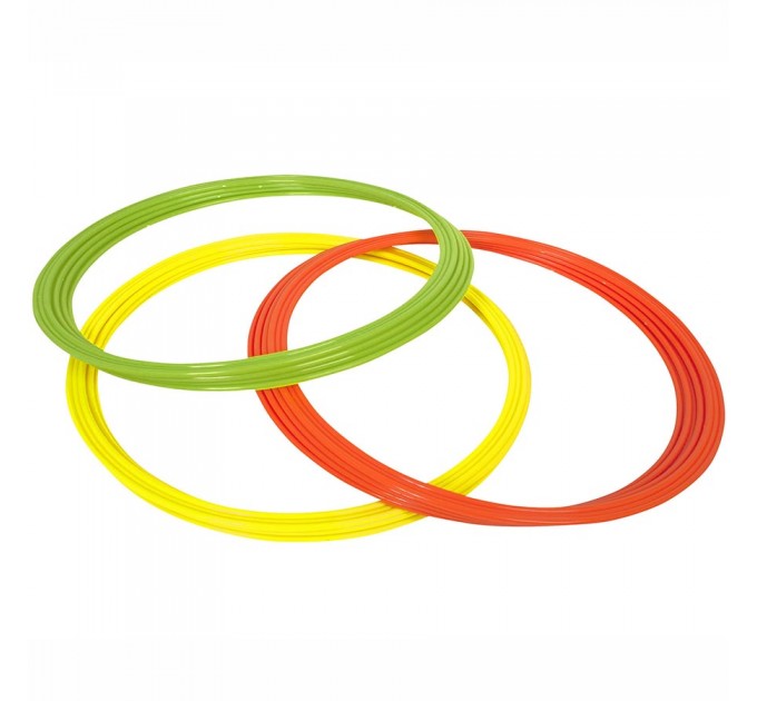 Кільця для розвитку координації SELECT Coordination rings (341) жовт/зел/помаранч, one size