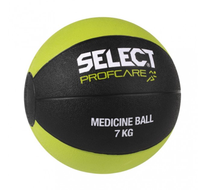 М’яч медичний SELECT Medicine ball (011) чорн/салатовий, 7кг