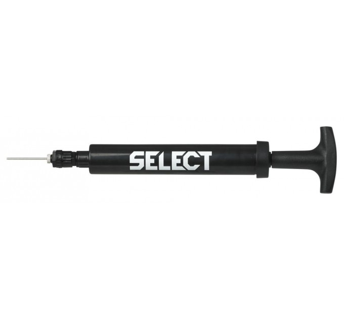 Насос для м'ячів SELECT Ball pump with inbuilt hose (15 cm) (010) чорний, one size
