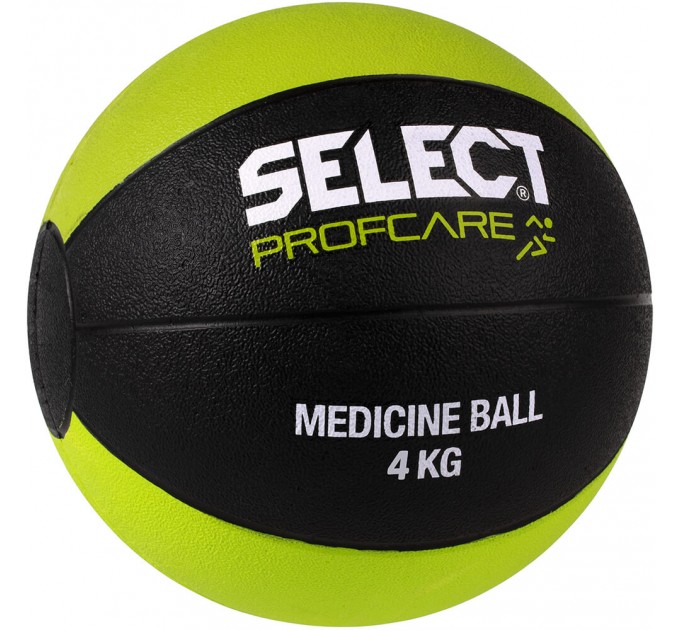 М’яч медичний SELECT Medicine ball (011) чорн/салатовий, 4кг