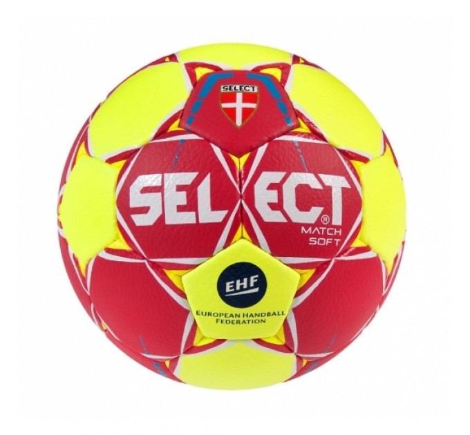 М’яч гандбольний SELECT Match Soft (210) червон/жовт