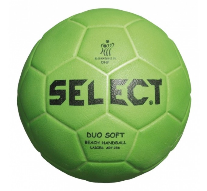 М’яч гандбольний SELECT Duo Soft Beach Handball (007) зелений, junior 2