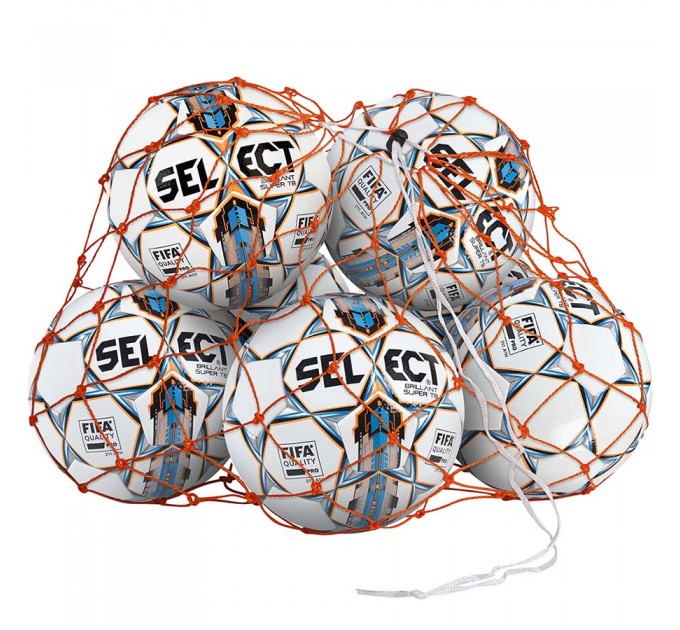 Сітка для м'ячів SELECT Ball net (003) помаранчевий, 14/16 balls