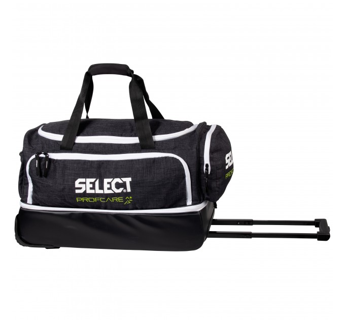 Медична сумка на колесах Medical bag large w/wheels (051) чорн/білий, 50 L
