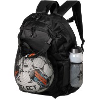 Ранець SELECT Milano backpack with net for ball (010) чорний, 25L