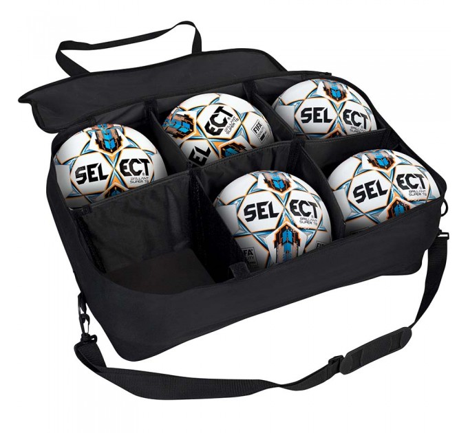 Сумка для м'ячів SELECT Match ball bag (010) чорний, 40 L