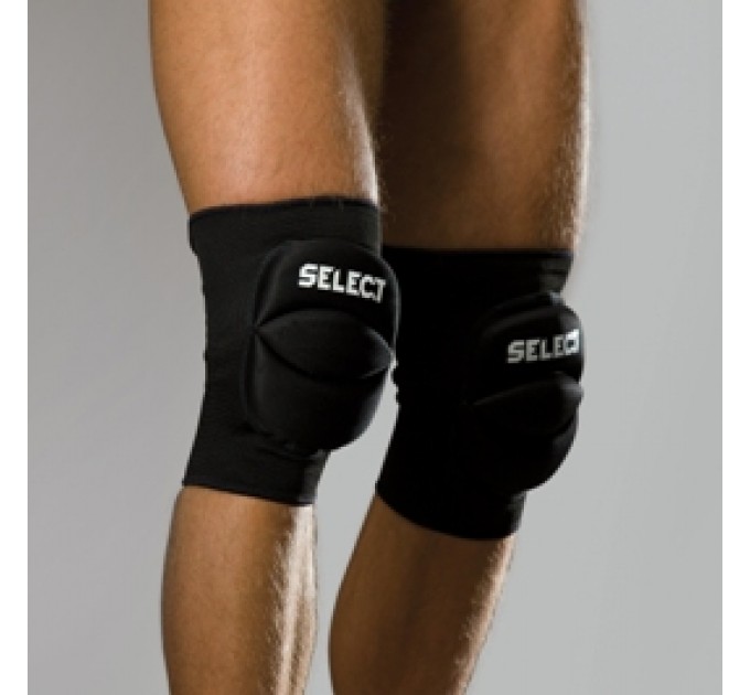 Наколінник SELECT Elastic Knee Support with Pad (010) чорний, XS