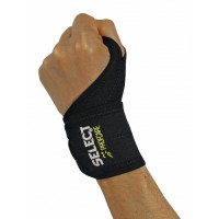 Напульсник SELECT 6702 Wrist support (228) чорн/зел, one size