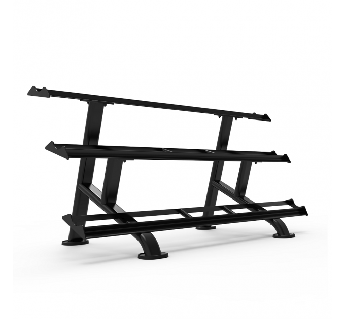 Горизонтальная стойка для гантелей на 15 пар Impulse Evolution