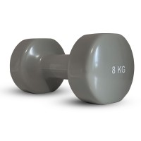 Гантель виниловая Stein 8 кг/ шт / серая