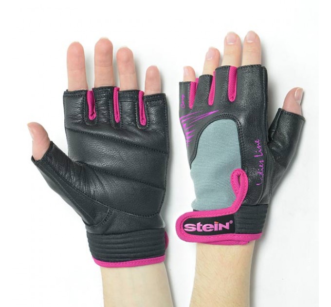 Перчатки Stein Lenda (M) чёрно-розовые