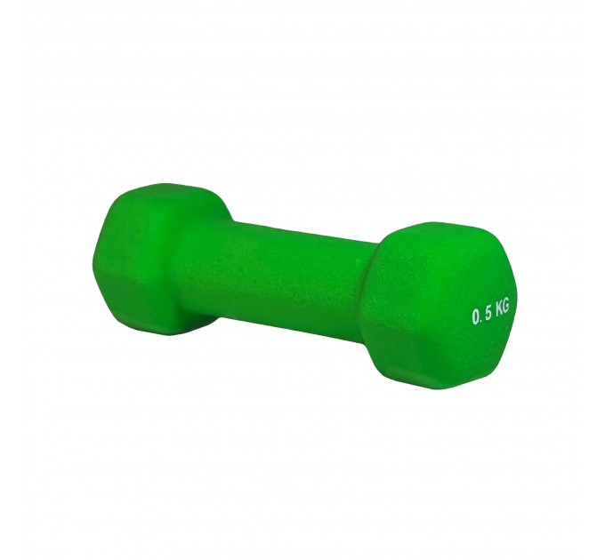 Гантель неопреновая Stein 0,5 кг/ шт/ зелёная