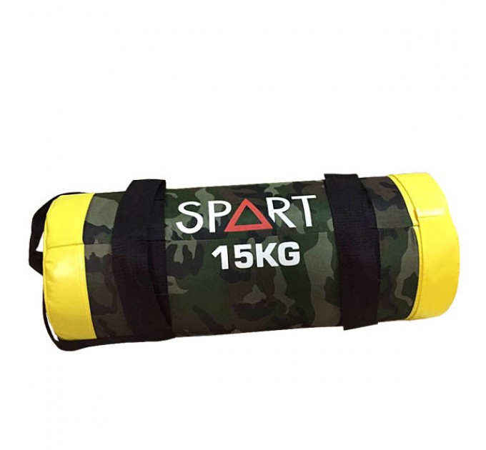 Сэндбег для функционального тренинга SPART 15 кг (мешок с песком)