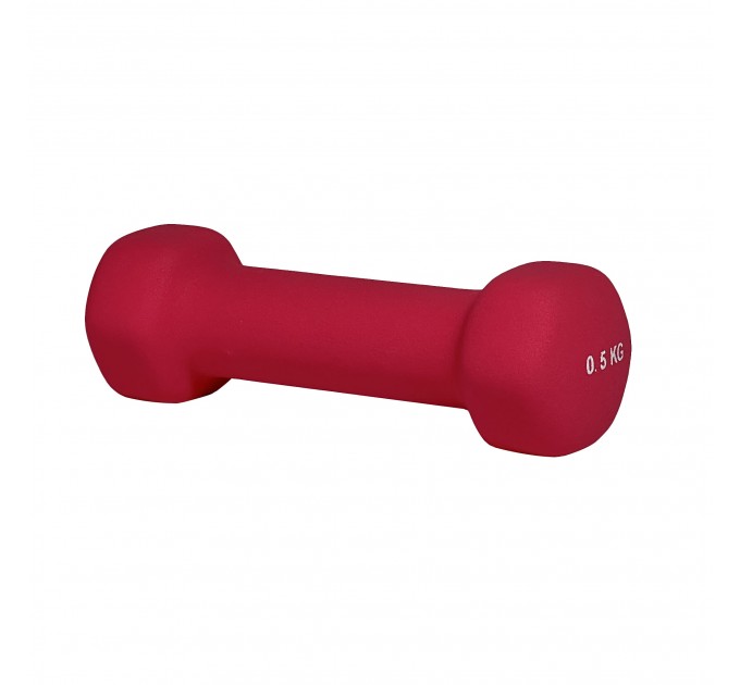 Гантель неопреновая Stein 0,5 кг/ шт/ красная