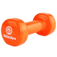 Гантель виниловая Stein 2.5 кг / шт/ оранжевая