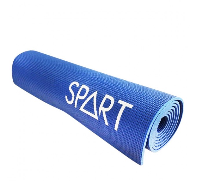 Коврик для йоги SPART /синий/ 173*60*0,5 см