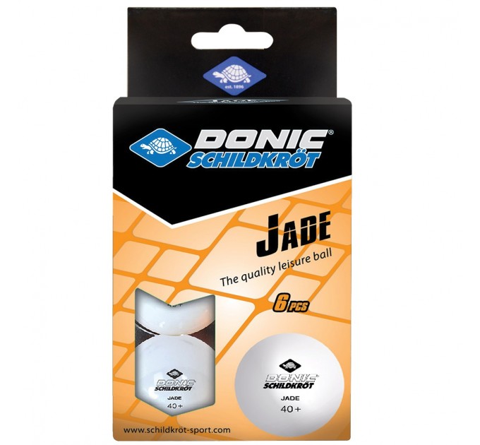 Мячи Donic Jade ball 40+ 6 шт white