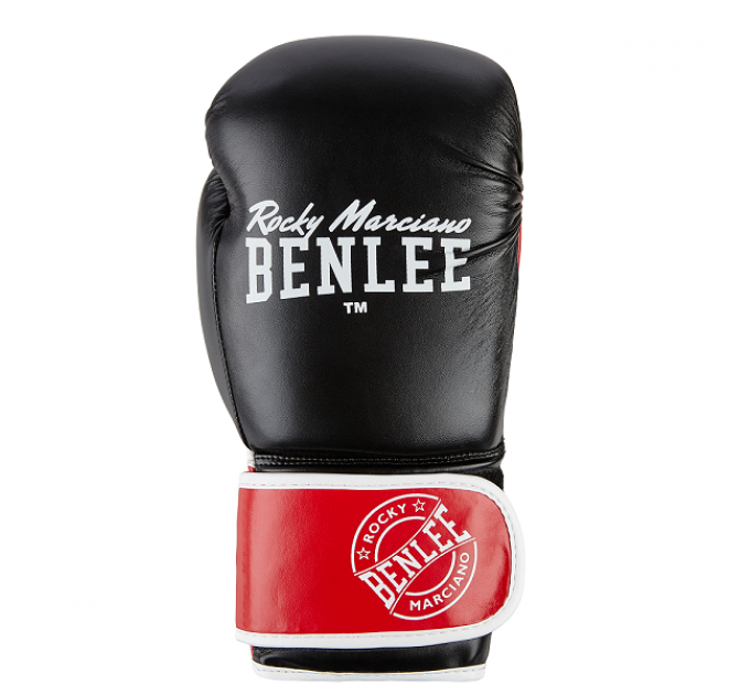Перчатки боксерские Benlee CARLOS 14oz /PU/черно-красно-белые