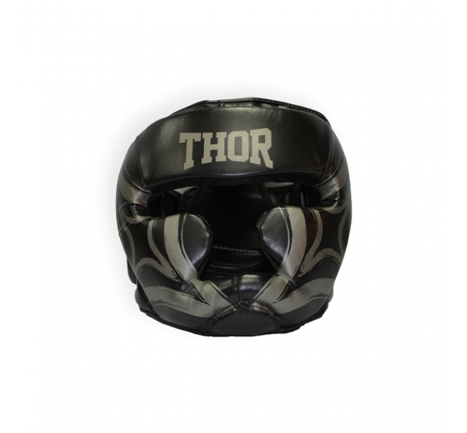 Шлем для бокса THOR COBRA 727 M /Кожа / черный