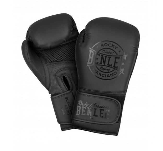 Перчатки боксерские Benlee BLACK LABEL NERO 16oz /PU/черные
