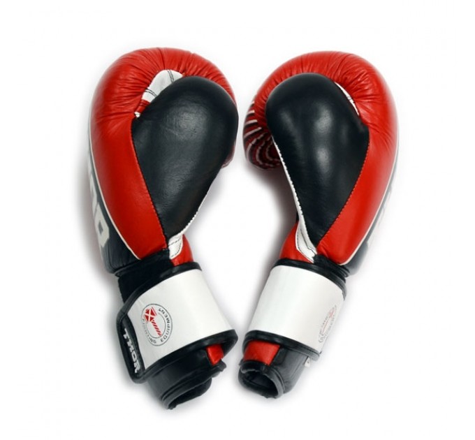 Перчатки боксерские THOR THUNDER 12oz /PU /красные