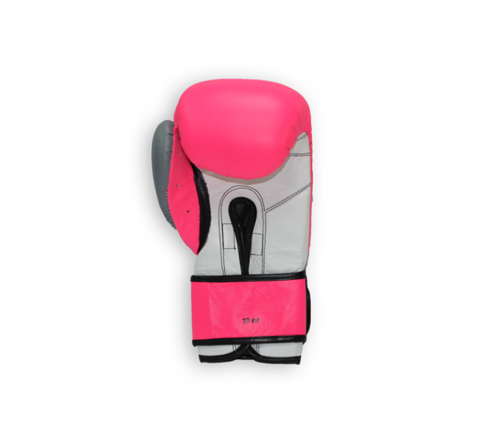 Перчатки боксерские THOR TYPHOON 16oz /PU /розово-бело-серые
