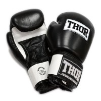 Перчатки боксерские THOR SPARRING 12oz /PU /черно-белые