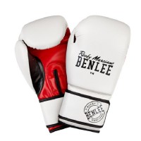 Перчатки боксерские Benlee CARLOS 10oz /PU/бело-черно-красные