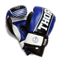Перчатки боксерские THOR THUNDER 12oz /PU /синие