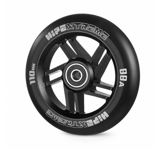 Колесо для трюкового самоката Hipe H5 110мм, Black/Black PU