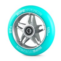 Колесо для трюкового самоката Hipe H3 110мм, Silver/Mint PU