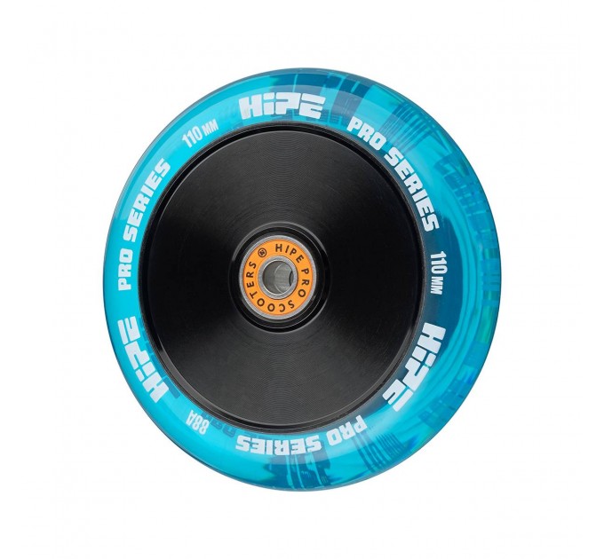 Колесо для трюкового самоката Hipe H5, 110мм, transparent/blue