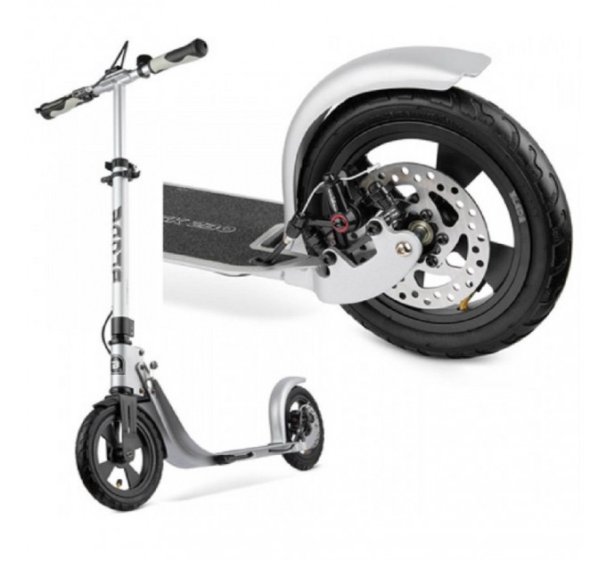 Самокат BLADE Sport Air Cross Disk 230/230 mm,silver matt black