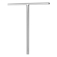 Руль для трюкового самоката Hipe H6 T-bar, Silver