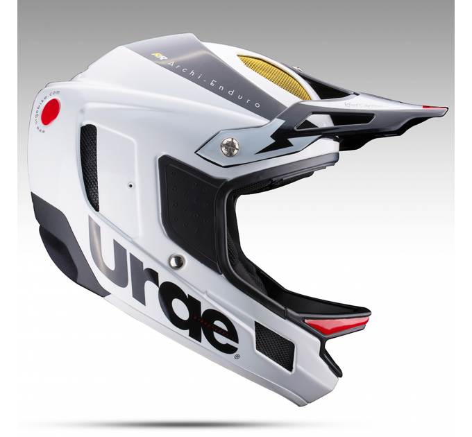 Шлем Urge Archi-Enduro бело-черный XL (61-62см)