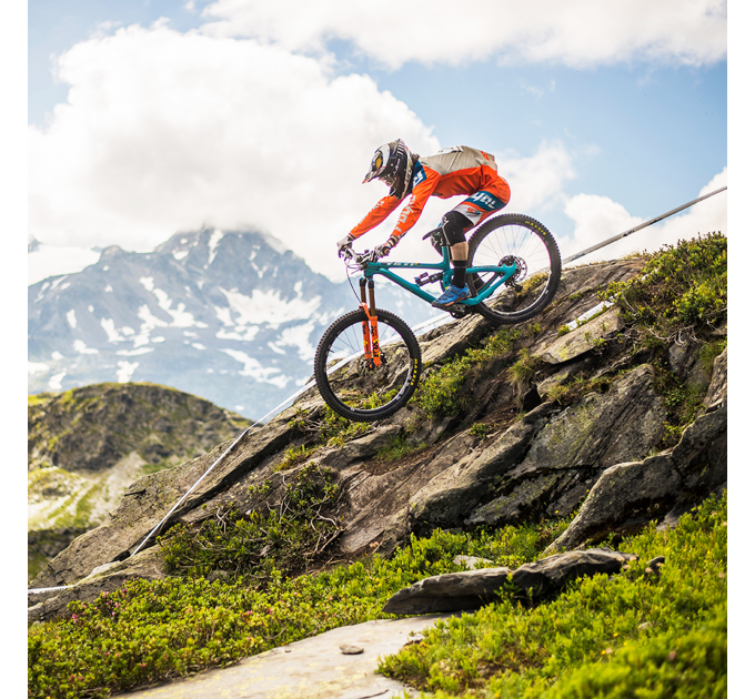 Шлем Urge Archi-Enduro серебристо оранжево белый М (57-58см)