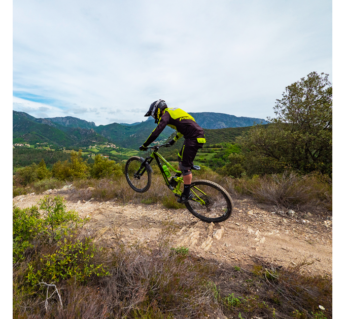 Шлем Urge Archi-Enduro серебристо оранжево белый М (57-58см)