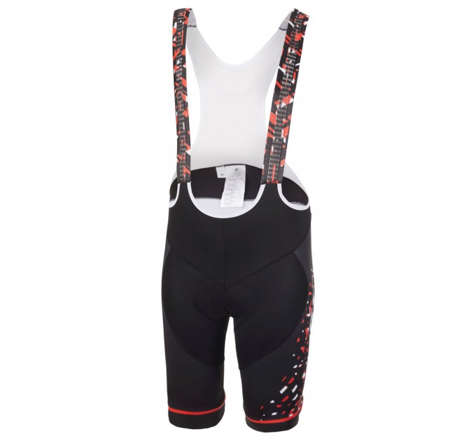 Шорты Factory Racing Bib Shorts, L, черно-красно-белые