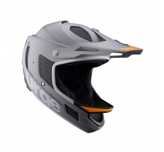 Шлем Urge Archi-Enduro серебристо оранжево белый XL (61-62см)