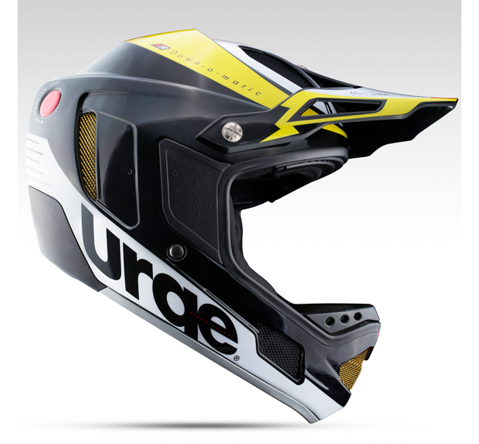 Шлем Urge Down-O-Matic черно-желто-белый L (59-60см)