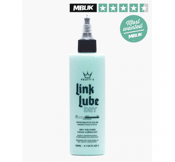 Смазка для цепи Peaty's LinkLube Dry, 120ml