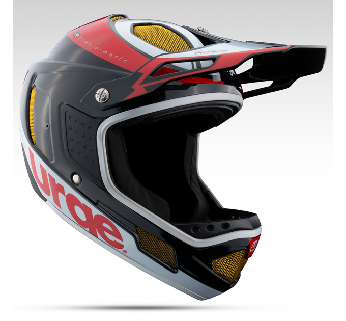 Шлем Urge Down-O-Matic  черно-красно-белый - M (57-58cm)