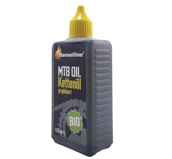 Смазка для цепи Hanseline BIO-MTB-Oil, 125мл (графитная)